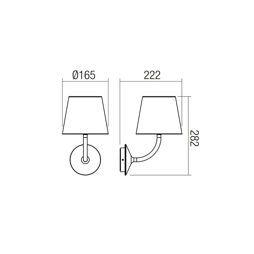 Redo 9125 - LED ulkoseinälamppu GIORGIO LED/7W/230V IP65 musta