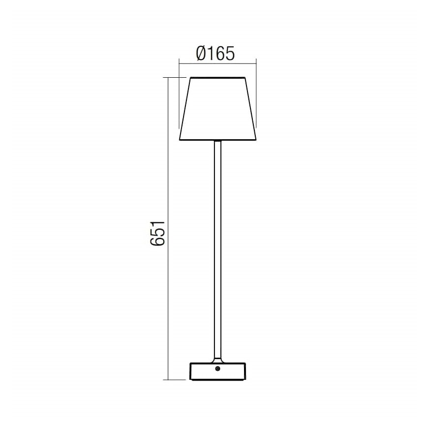 Redo 9126 - LED-ulkolamppu GIORGIO LED/7W/230V IP65 valkoinen