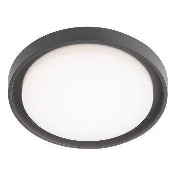 Redo 9184 - LED-ulkokattovalaisin BEZEL LED/30W/230V Ø 34 cm IP54 antrasiitti