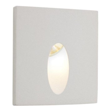 Redo 9346 - LED-ulkoportaikkovalaisimet SPY LED/3W/230V IP54 valkoinen