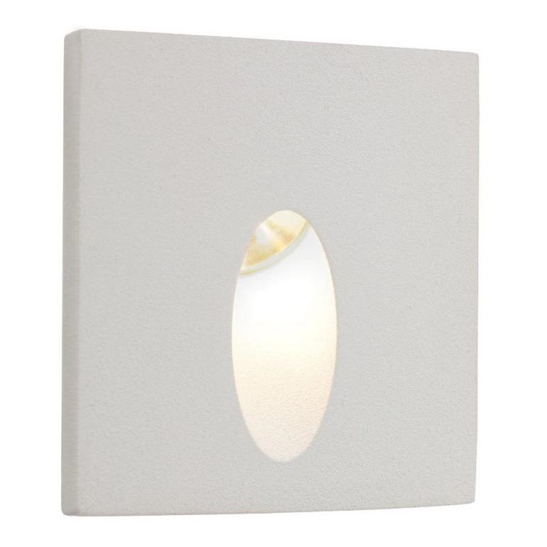 Redo 9346 - LED-ulkoportaikkovalaisimet SPY LED/3W/230V IP54 valkoinen