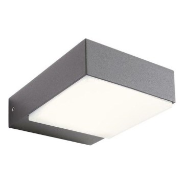Redo 9560 - LED-ulkoseinävalaisin CUBE LED/7W/230V 3000K IP54 antrasiitti