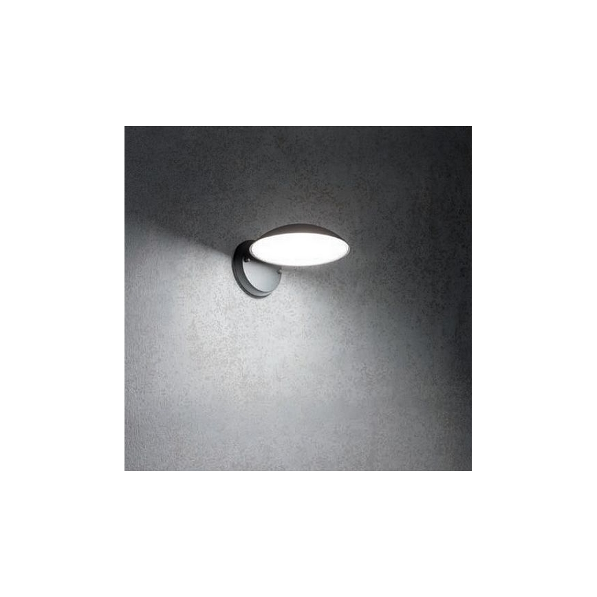 Redo 9617 - LED ulkoseinälamppu CAPP LED/12W/230V IP54 antrasiitti