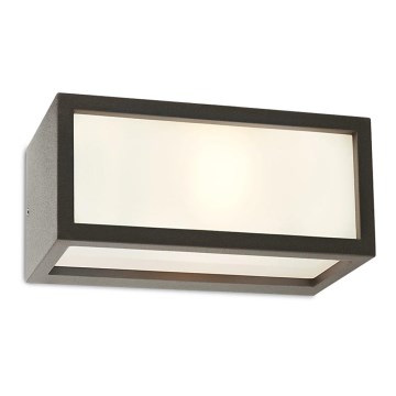 Redo 9896 - Ulkoseinävalaisin BRICK 1xE27/23W/230V IP54 harmaa