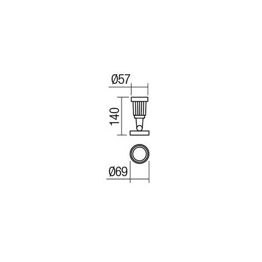 Redo 9997 - LED-ulkolamppu TIM LED/5W/230V 3000K IP65