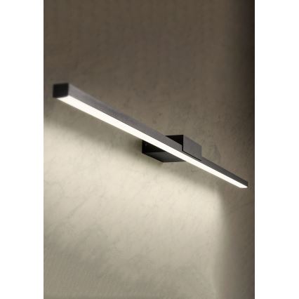 Redo01-3270 - Kylpyhuoneen LED-peilivalo ASTON LED/12W/230V 60 cm CRI 90 IP44 musta