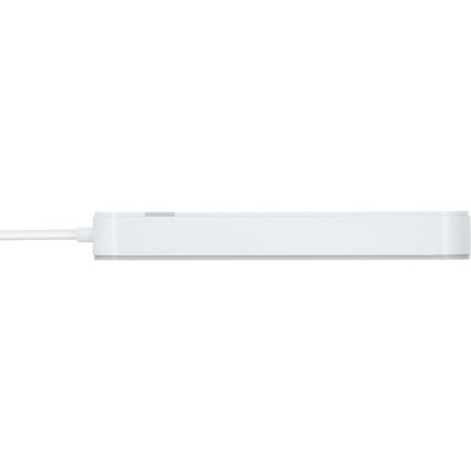 Älykäs jatko kaapeli kytkimellä 4Z Tyyppi E + 2x USB-A + 1x USB-C 1,5m Wi-Fi Tuya valkoinen