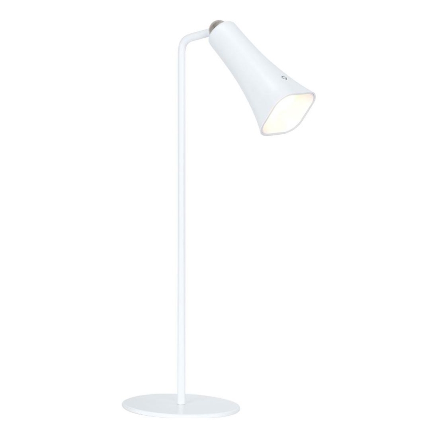 Retlux - himmennettävä ja ladattava 3-in-1 LED-lamppu LED/3W/5V 1200 mAh valkoinen
