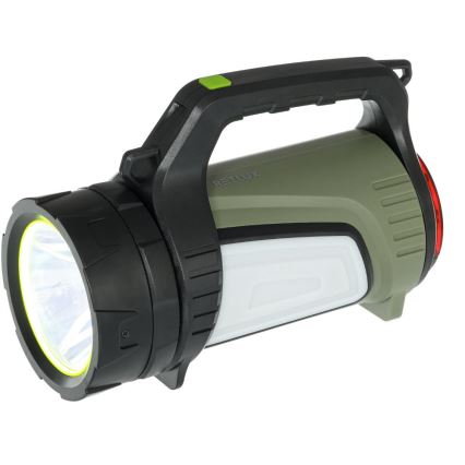 Retlux - himmennettävä ladattava ulkokäyttöön sopiva LED-taskulamppu powerbank-toiminnolla LED/21W/4400 mAh IP44