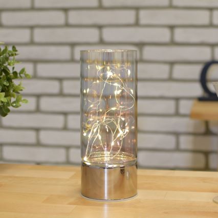Koriste LED-ketjulla 3xAA lämmin valkoinen
