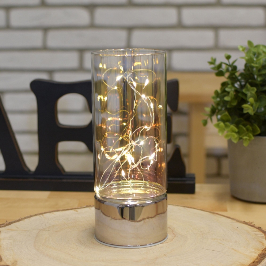 Koriste LED-ketjulla 3xAA lämmin valkoinen