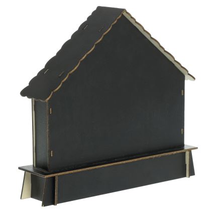 LED Koriste HALLOWEEN LED/2xAA/moniväri karmiva talo