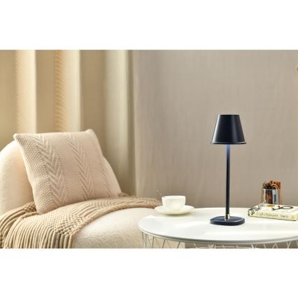 LED Himmennettävä ja ladattava pöytälamppu LED/3W/1800 mAh tummansininen