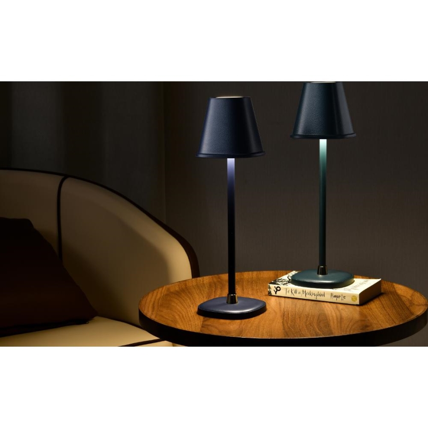 LED Himmennettävä ja ladattava pöytälamppu LED/3W/1800 mAh tummansininen