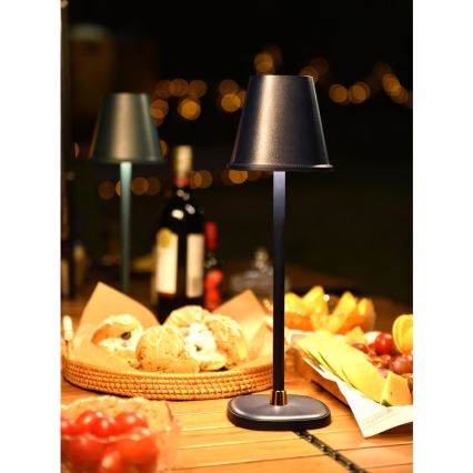 LED Himmennettävä ja ladattava pöytälamppu LED/3W/1800 mAh tummansininen