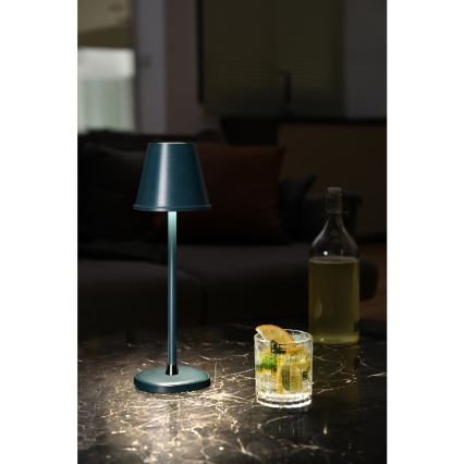 LED Himmennettävä ja ladattava pöytälamppu LED/3W/1800 mAh tummansininen