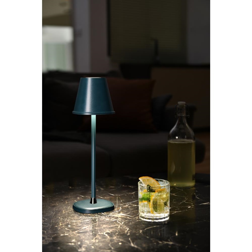 LED Himmennettävä ja ladattava pöytälamppu LED/3W/1800 mAh tummansininen
