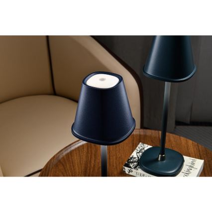 LED Himmennettävä ja ladattava pöytälamppu LED/3W/1800 mAh tummansininen