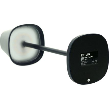 LED Himmennettävä ja ladattava pöytälamppu LED/3W/1800 mAh tummansininen