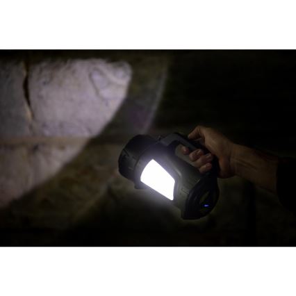 LED Himmennettävä ulko ladattava taskulamppu virtapankki LED/21W/4400mAh IP44