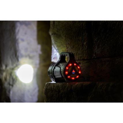 LED Himmennettävä ulko ladattava taskulamppu virtapankki LED/21W/4400mAh IP44