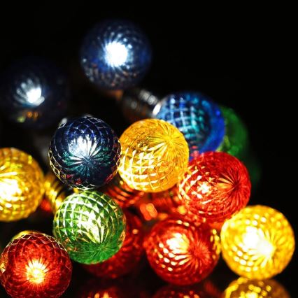 LED-jouluketju 20xLED/2xAA/lämpimänvalkoinen 1,8m polttimot