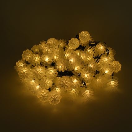 LED-jouluketju ulkokäyttöön 80xLED/25m IP44 lämmin valkoinen