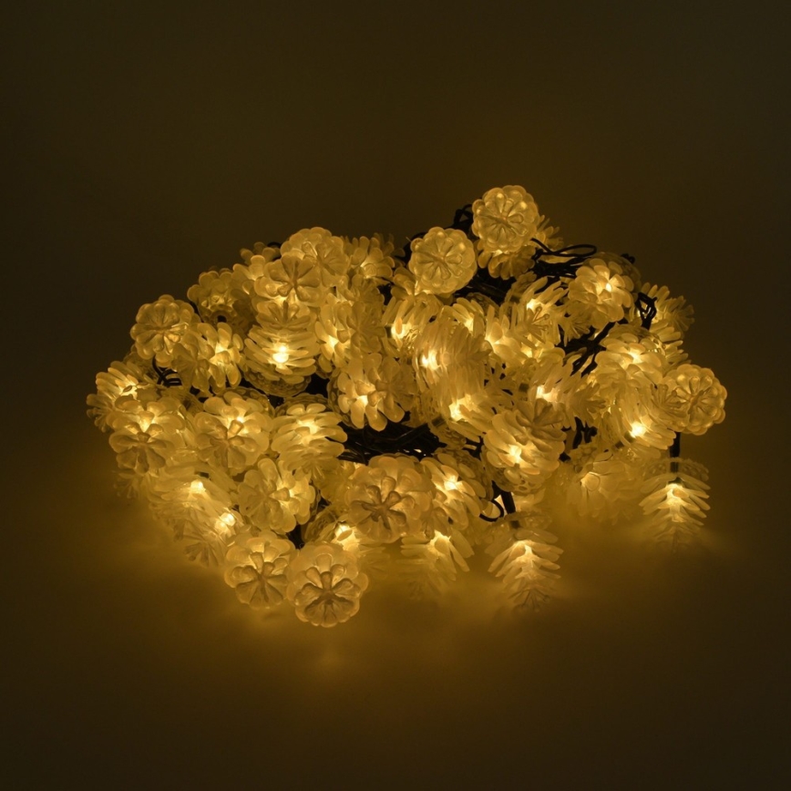 LED-jouluketju ulkokäyttöön 80xLED/25m IP44 lämmin valkoinen