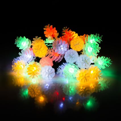 LED-jouluketju ulkokäyttöön 80xLED/25m IP44 monivärinen