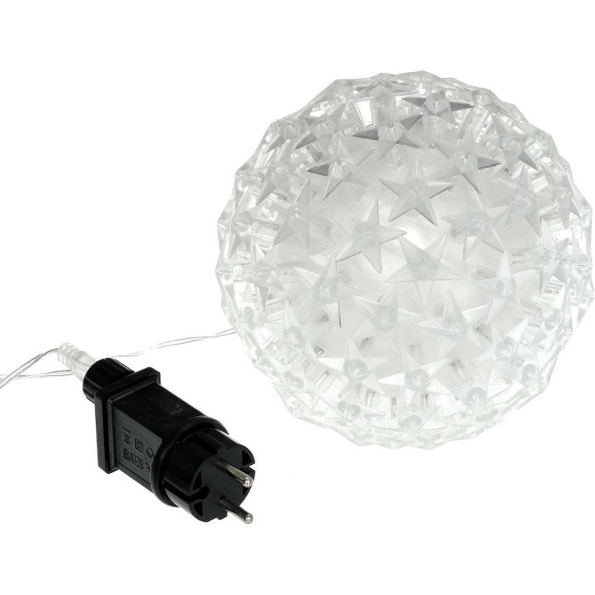 LED-joulukoriste LED/230V/lämpimänvalkoinen pallo