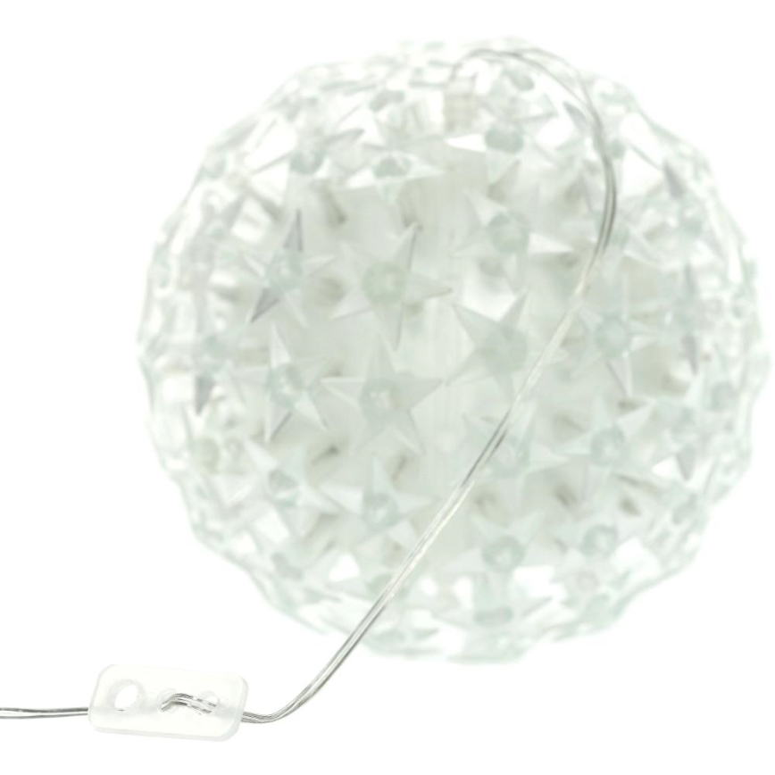 LED-joulukoriste LED/230V/lämpimänvalkoinen pallo