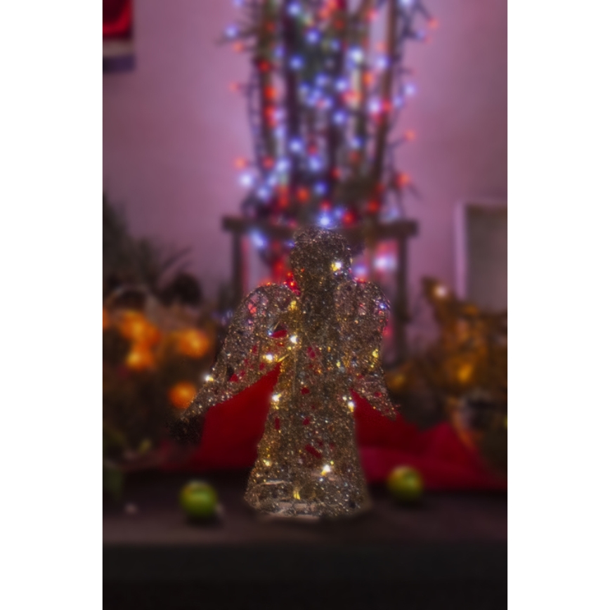 LED joulukoriste LED/2xAA enkeli