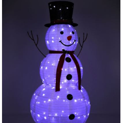 LED Joulukoriste LED/3,6W/230V 180 cm IP44 lumiukko
