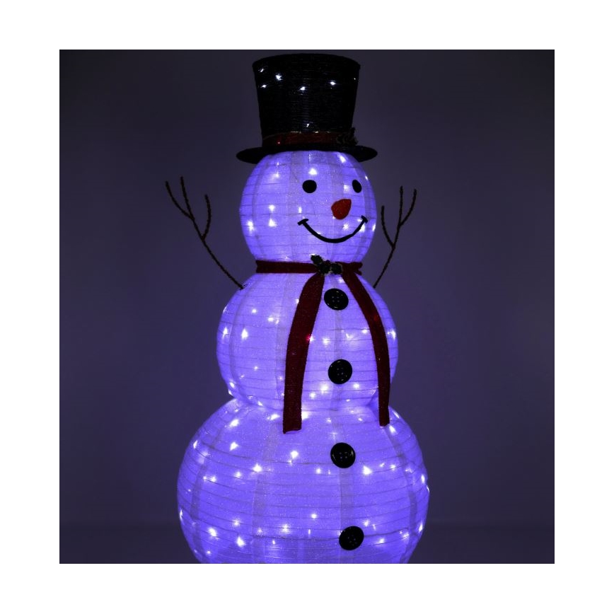 LED Joulukoriste LED/3,6W/230V 180 cm IP44 lumiukko