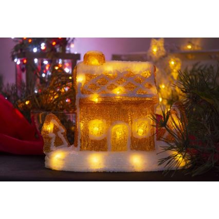 LED Joulukoriste LED/3xAA lämmin valkoinen