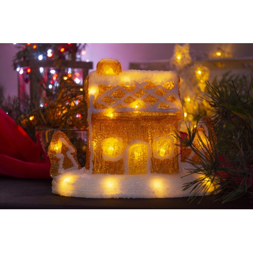 LED Joulukoriste LED/3xAA lämmin valkoinen