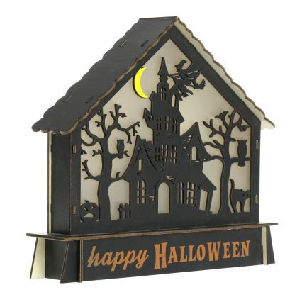 LED Koriste HALLOWEEN LED/2xAA/monivärinen kummitustalo