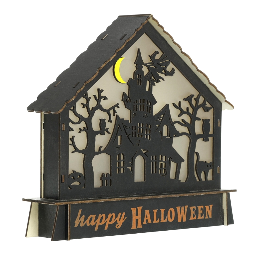 LED Koriste HALLOWEEN LED/2xAA/monivärinen kummitustalo