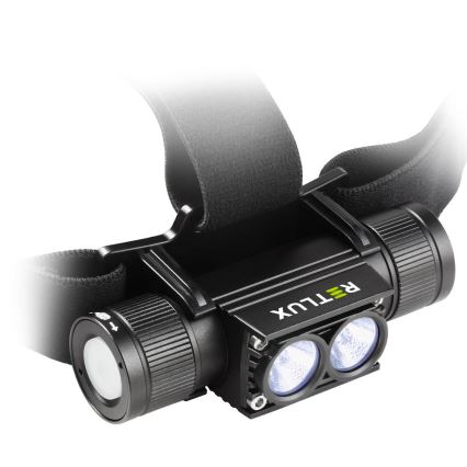 LED ladattava alumiininen otsalamppu LED/2600 mAh IP66