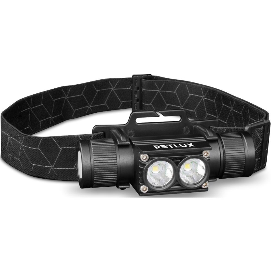 LED ladattava alumiininen otsalamppu LED/2600 mAh IP66