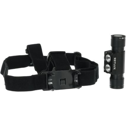 LED ladattava alumiininen otsalamppu LED/2600 mAh IP66