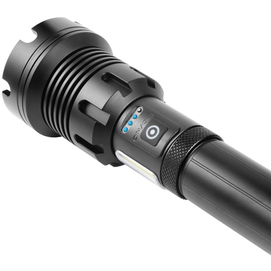 LED Ladattava alumiininen taskulamppu virtapankkitoiminnolla LED/4400 mAh 2200 lm IP44