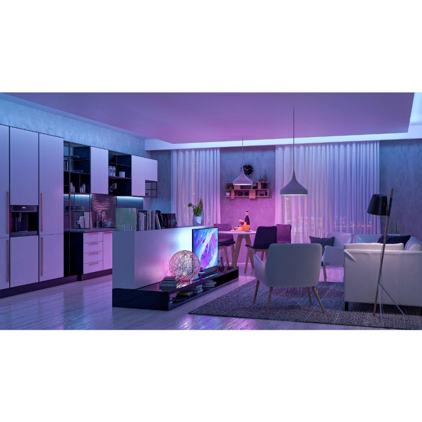 LED RGBW Älykäs himmennettävä nauha 5m LED/230V 2700-6500K Wi-Fi Tuya + kauko-ohjaus