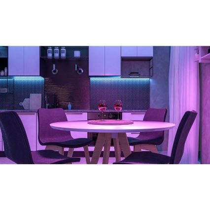 LED RGBW Älykäs himmennettävä nauha 5m LED/230V 2700-6500K Wi-Fi Tuya + kauko-ohjaus