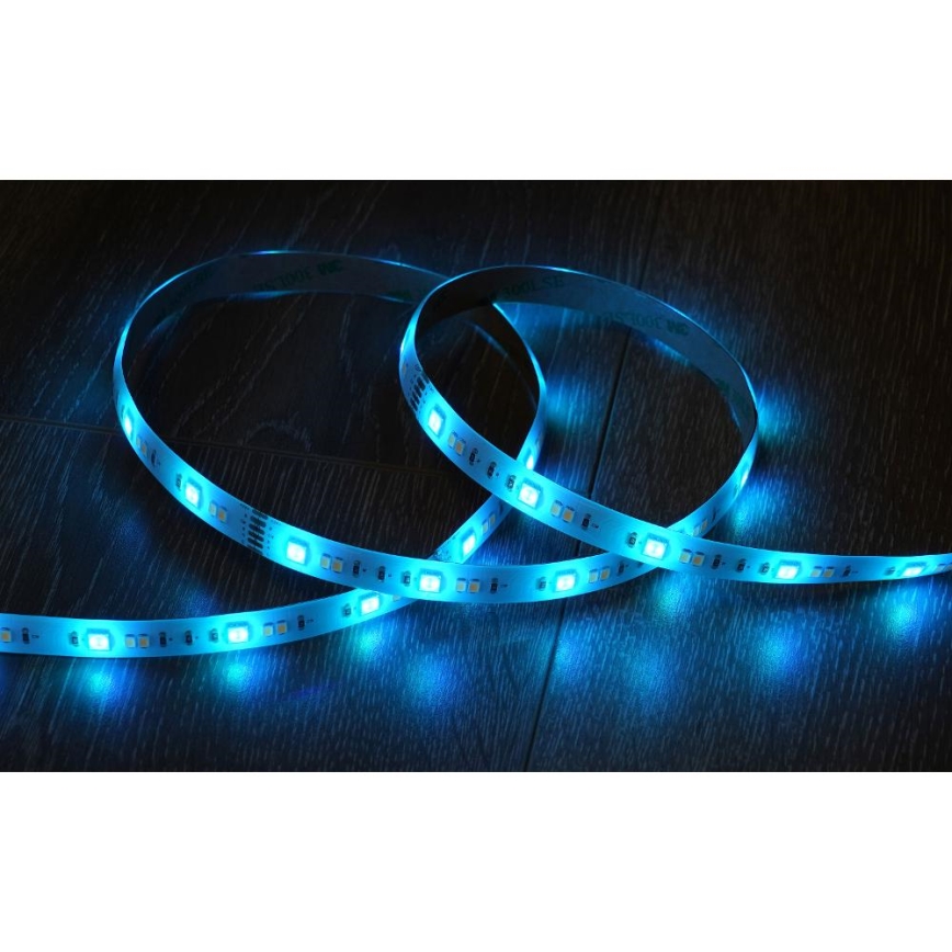 LED RGBW Älykäs himmennettävä nauha 5m LED/230V 2700-6500K Wi-Fi Tuya + kauko-ohjaus