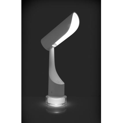 LED RGBW Himmennettävä ladattava pöytälamppu LED/5W/5V 2000 mAh 3000/6000K valkoinen