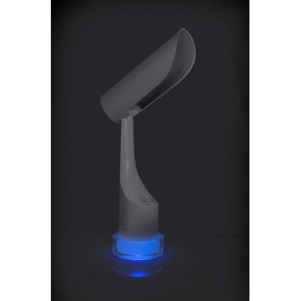 LED RGBW Himmennettävä ladattava pöytälamppu LED/5W/5V 2000 mAh 3000/6000K valkoinen