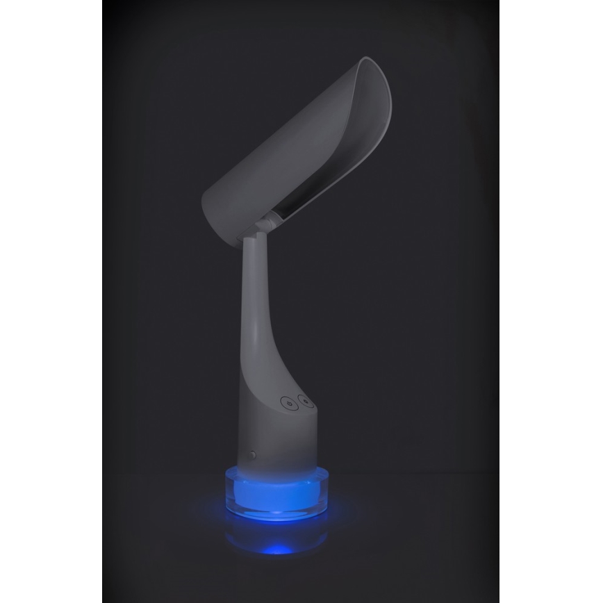 LED RGBW Himmennettävä ladattava pöytälamppu LED/5W/5V 2000 mAh 3000/6000K valkoinen