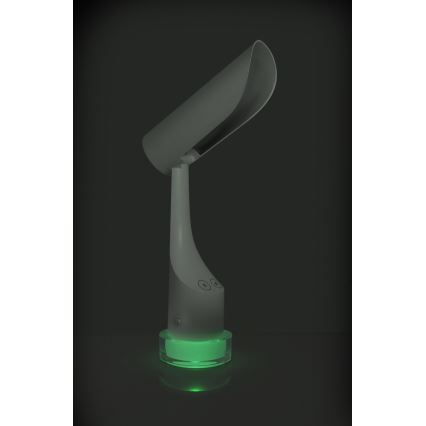 LED RGBW Himmennettävä ladattava pöytälamppu LED/5W/5V 2000 mAh 3000/6000K valkoinen