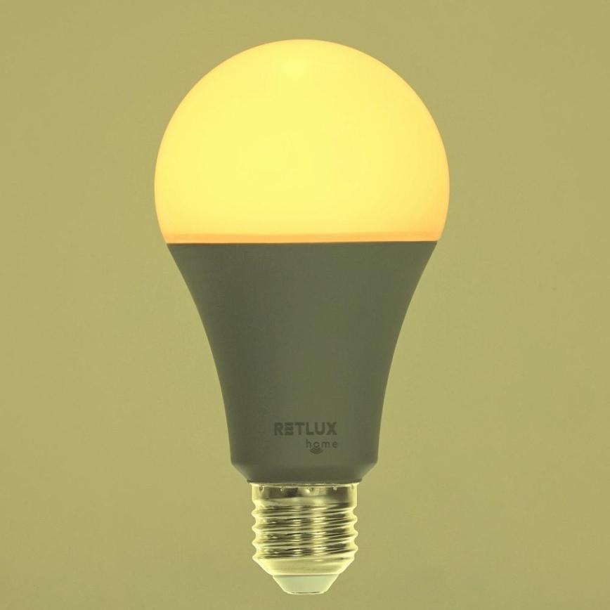 LED RGBW Himmennettävä polttimo A70 E27/14W/230V 2700-6500K Wi-Fi Tuya